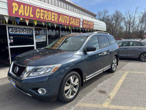 2014 Nissan Pathfinder for sale at Paul Gerber Auto Sales in Omaha NE