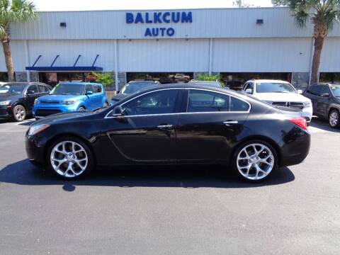 2013 Buick Regal for sale at BALKCUM AUTO INC in Wilmington NC