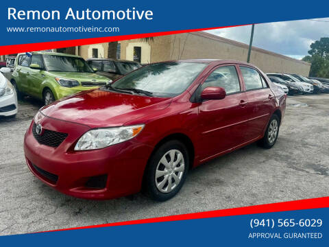 2010 Toyota Corolla for sale at Remon Automotive in Saint Petersburg FL