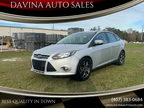 2014 Ford Focus for sale at DAVINA AUTO SALES in Longwood FL