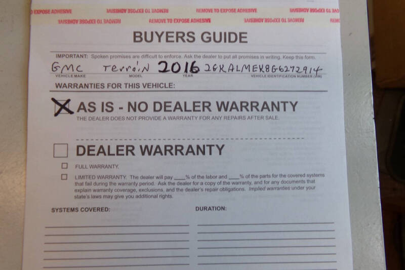 2016 GMC Terrain SLE-1