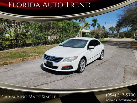 2012 Volkswagen CC for sale at Florida Auto Trend in Plantation FL