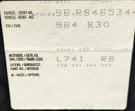 1994 Porsche 911 Carrera Speedster