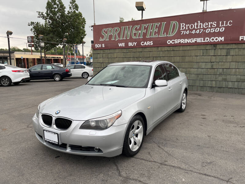 2004 BMW 5 Series for sale at SPRINGFIELD BROTHERS LLC in Fullerton CA