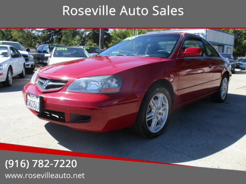 2003 Acura CL for sale at Roseville Auto Sales in Roseville CA