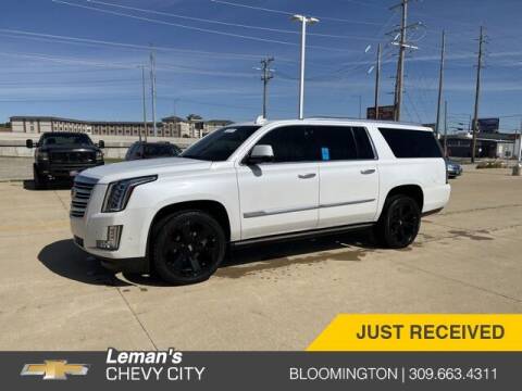 2018 Cadillac Escalade ESV for sale at Leman's Chevy City in Bloomington IL