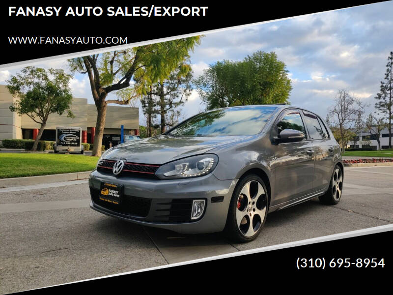 2012 Volkswagen GTI for sale at FANASY AUTO SALES/EXPORT in Yorba Linda CA
