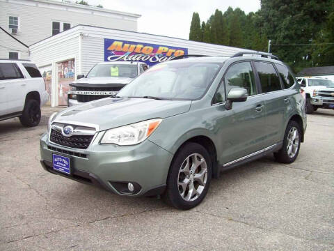 2015 Subaru Forester for sale at Auto Pro Auto Sales in Lewiston ME