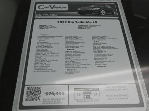 2022 Kia Telluride LX