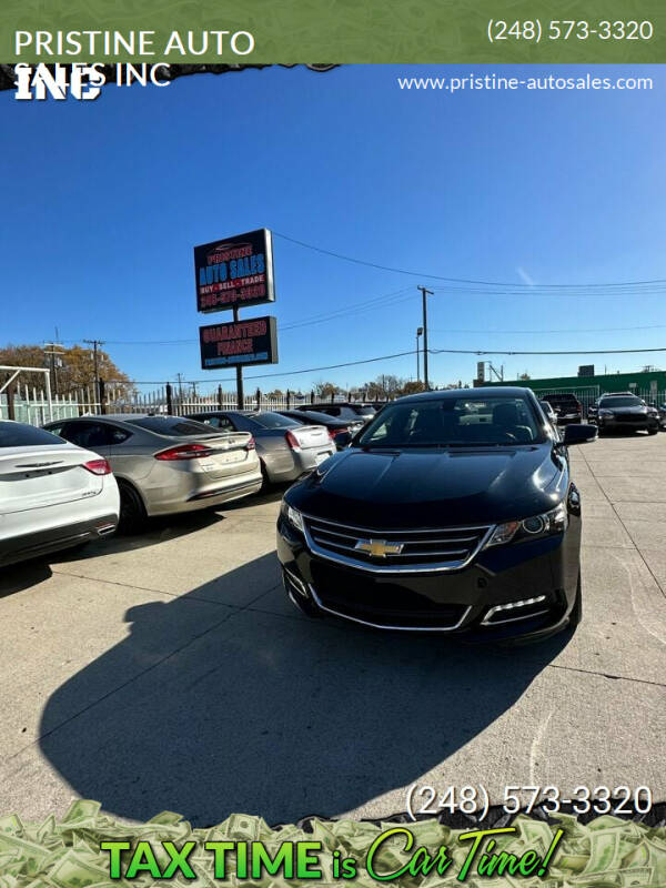 2018 Chevrolet Impala for sale at PRISTINE AUTO SALES INC in Pontiac MI