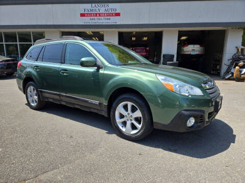 2014 Subaru Outback for sale at Landes Family Auto Sales in Attleboro MA