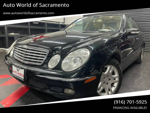 2005 Mercedes-Benz E-Class for sale at Auto World of Sacramento Stockton Blvd in Sacramento CA