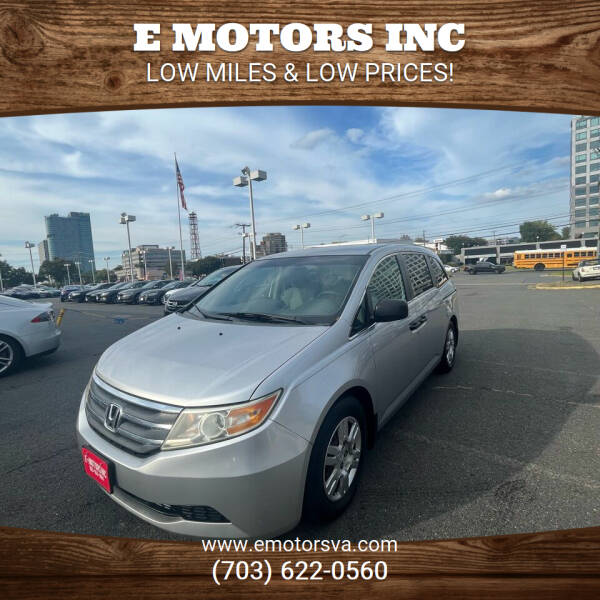 2012 Honda Odyssey for sale at E Motors INC in Vienna VA