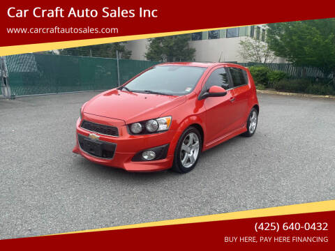 2013 Chevrolet Sonic for sale at Car Craft Auto Sales Inc in Lynnwood WA