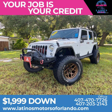 2017 Jeep Wrangler Unlimited for sale at LATINOS MOTOR OF ORLANDO in Orlando FL