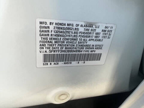 2011 Honda Pilot EX-L w/DVD