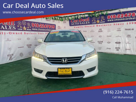 2014 Honda Accord for sale at Car Deal Auto Sales in Sacramento CA