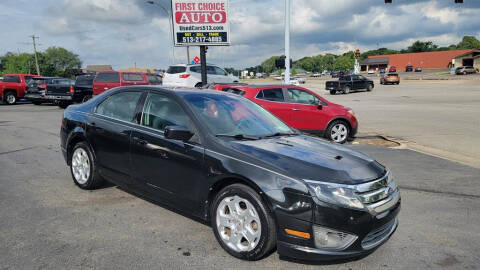 2010 Ford Fusion for sale at FIRST CHOICE AUTO Inc in Middletown OH