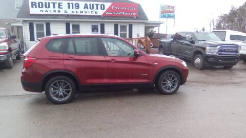2013 BMW X3 for sale at ROUTE 119 AUTO SALES & SVC in Homer City PA