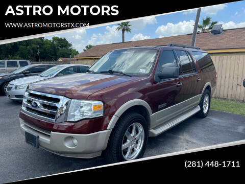 2007 Ford Expedition EL for sale at ASTRO MOTORS in Houston TX