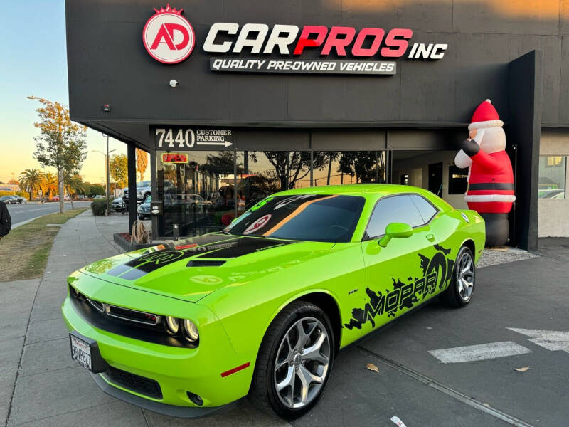 2015 Dodge Challenger for sale at AD CarPros, Inc. in Downey CA