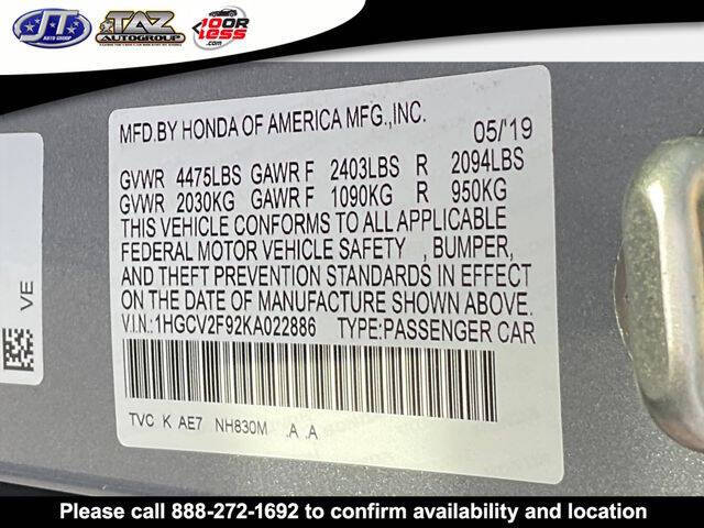 2019 Honda Accord Touring