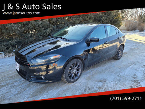 2016 Dodge Dart for sale at J & S Auto Sales in Thompson ND