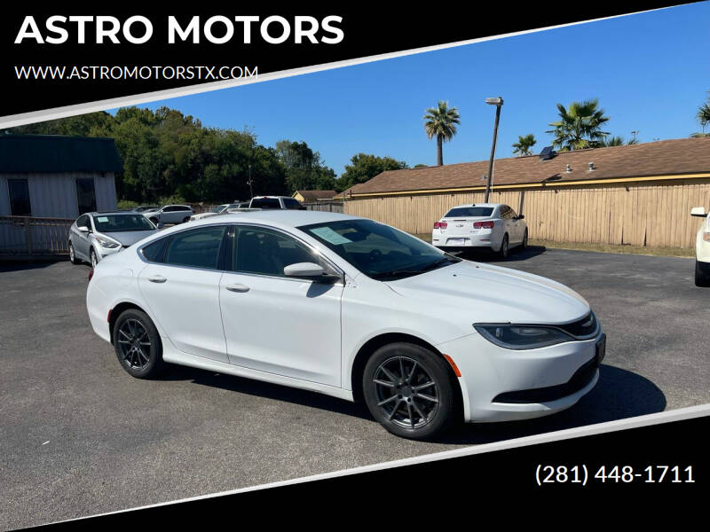 2016 Chrysler 200 for sale at ASTRO MOTORS in Houston TX