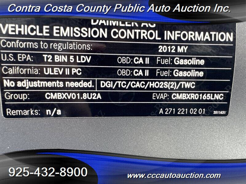 2012 Mercedes-Benz C-Class C 250