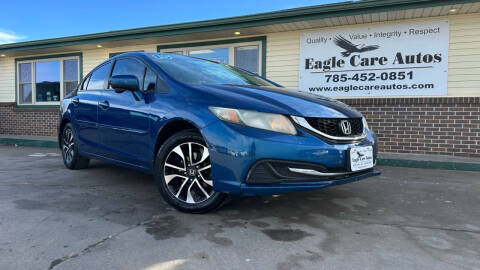 2015 Honda Civic for sale at Eagle Care Autos in Mcpherson KS