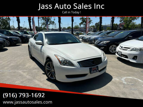 2008 Infiniti G37 for sale at Jass Auto Sales Inc in Sacramento CA