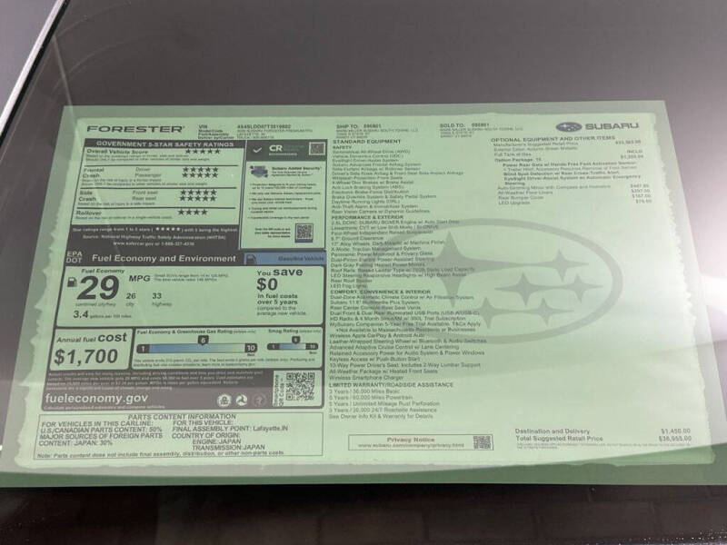 2026 Subaru Forester Premium