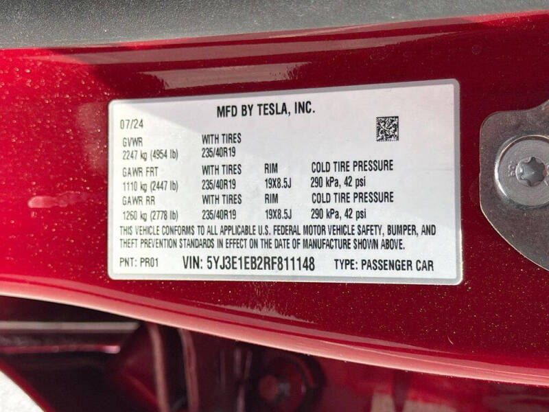 2024 Tesla Model 3 Long Range