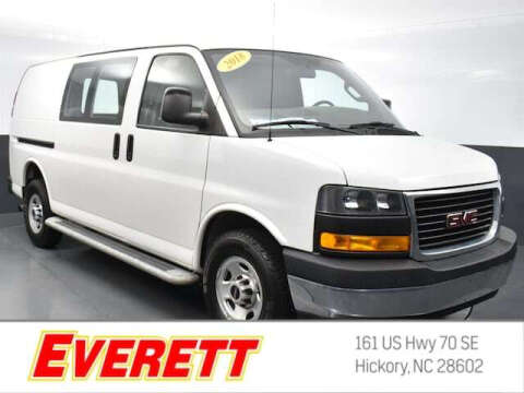 2018 GMC Savana for sale at Everett Chevrolet Buick GMC in Hickory NC