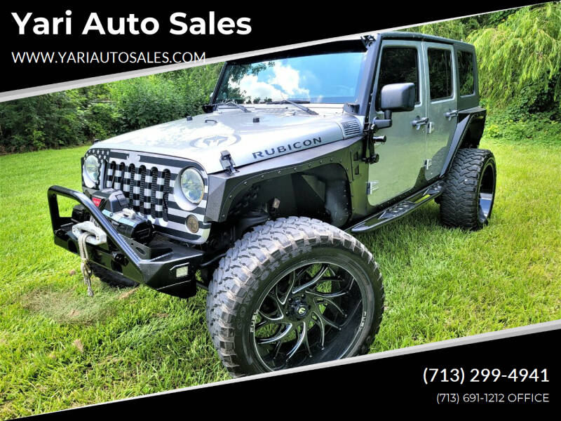 2014 Jeep Wrangler Unlimited for sale at Yari Auto Sales in Houston TX