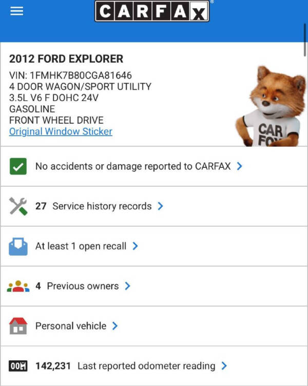 2012 Ford Explorer