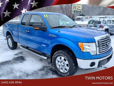 2011 Ford F-150 for sale at TWIN MOTORS in Madison OH