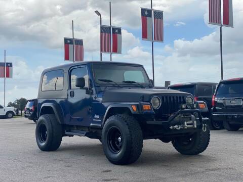 2004 Jeep Wrangler for sale at Chiefs Auto Group in Hempstead TX