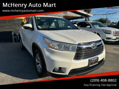 2014 Toyota Highlander for sale at McHenry Auto Mart in Modesto CA