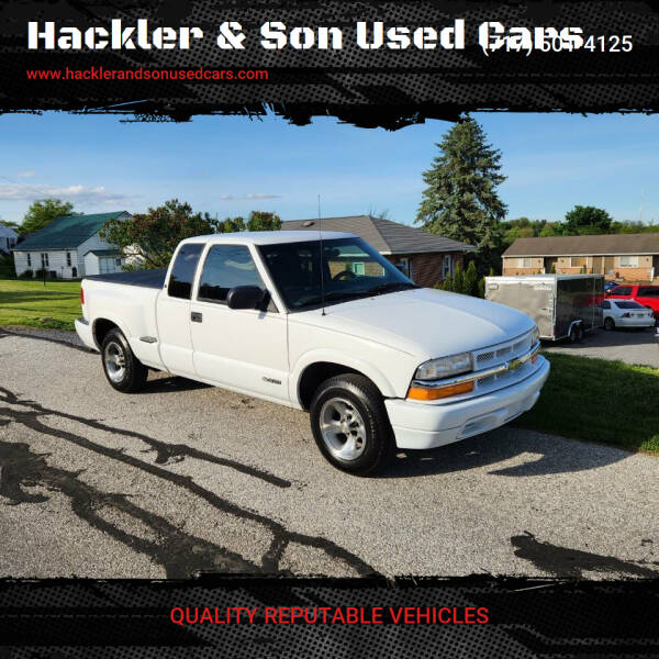 2000 Chevrolet S-10 for sale at Hackler & Son Used Cars in Red Lion PA
