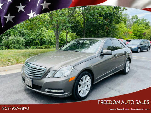 2013 Mercedes-Benz E-Class for sale at Freedom Auto Sales in Chantilly VA