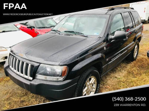 2004 Jeep Grand Cherokee for sale at FPAA in Fredericksburg VA