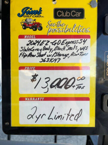 2024 E-Z-GO Express S4 Gas