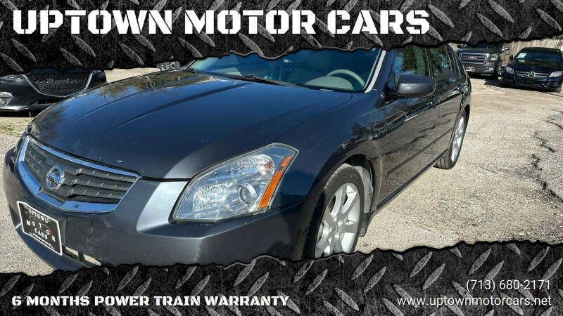 2007 Nissan Maxima for sale at UPTOWN MOTOR CARS in Houston TX