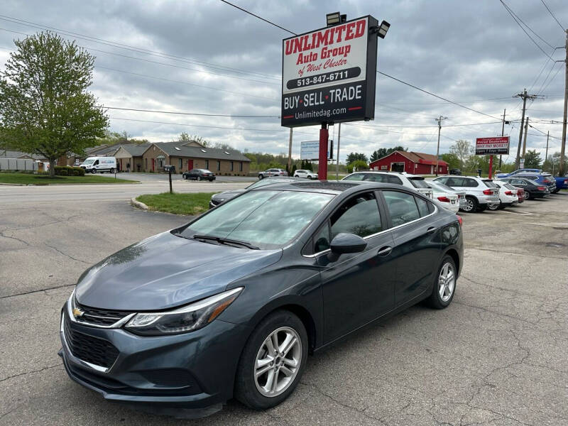 2018 Chevrolet Cruze for sale at Unlimited Auto Group in West Chester OH