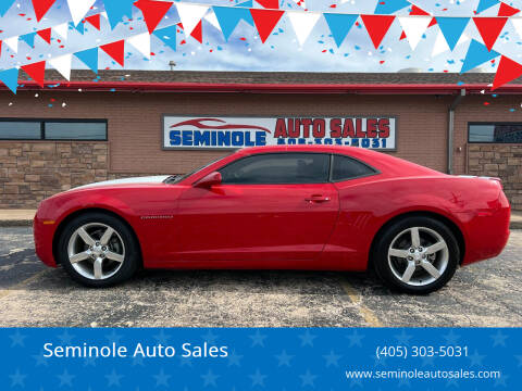 2012 Chevrolet Camaro for sale at Seminole Auto Sales in Seminole OK