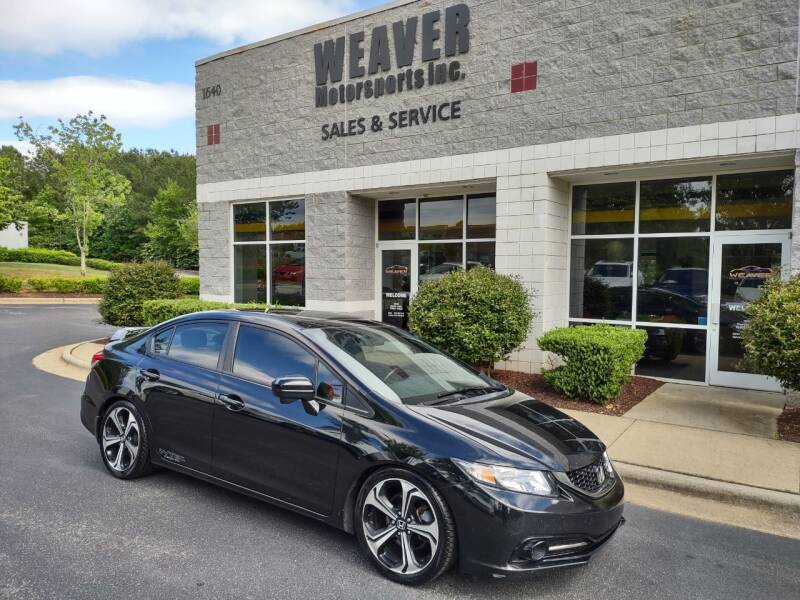 2015 Honda Civic for sale at Weaver Motorsports Inc in Cary NC