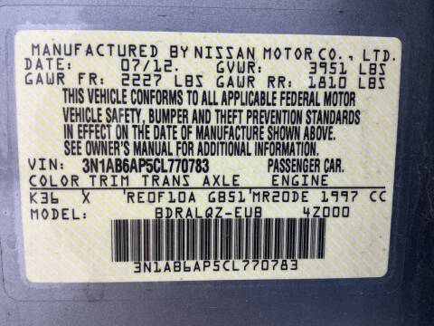 2012 Nissan Sentra