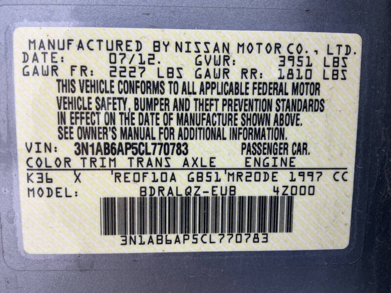 2012 Nissan Sentra