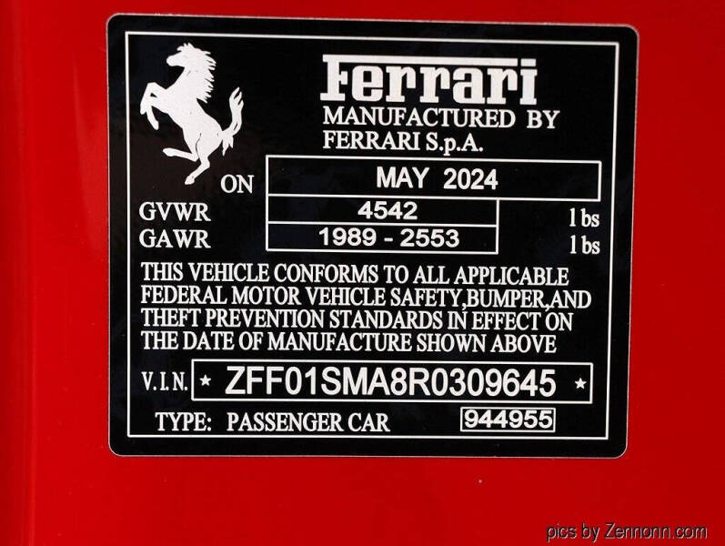 2024 Ferrari 296 GTS